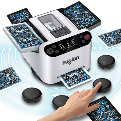 Hugion 2-in-1 Automatic Card shuffler and dealer